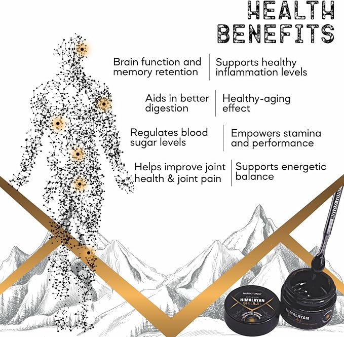NutroTonic® Authentic Himalayan Shilajit | Most Potent 60 Days Sundried - 40X Nano Filtered Pure Himalayan Shilajit Resin | Ethically Wild Crafted +17000 FT | Premium Quality Guaranteed - 60 Servings