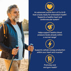 Puritan's Pride Next Gen Ubiquinol Coenzyme CoQ10 100mg, Dietary Supplement for Heart Health, Blood Pressure, Oral Gum Health, Aging and Cellular Energy Support, 60 Servings, Rapid Release Softgels