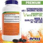 Now Boswellia Serrata Extract 500 mg, 200 Softgels - Gum Resin in MCT Oil Base - Herbal Supplement