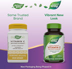 Nature’s Way Vitamin C with Bioflavonoids - Extra Strength - 1 g Vitamin C as Ascorbic Acid - Citrus Bioflavonoids - For Immune Support* - Gluten Free & Dairy Free - 100 Capsules (2 Pack)
