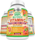 Fresh Healthcare Whole Food Vitamin C 500mg - Natural Supplement from Rose Hips, Acerola Cherry & Camu Camu - with Citrus Bioflavonoids for Immune Support - 120 Vegan Capsules