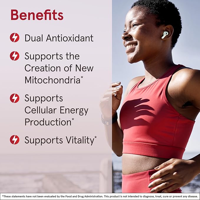 Jarrow Formulas QH-absorb + PQQ - 30 Softgels - Dietary Supplement Supports Mitochondrial Biogenesis, Energy Production & Cardiovascular Health - Up to 30 Servings