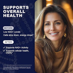 LanranBee Liposomal NMN Supplement Complex 1000mg Per Serving, 60 Veggie Capsules | 6-in-1 NAD+ Support Formula with NMN, Quercetin, Trans-Resveratrol, TMG & Spermidine | Gluten-Free, Non-GMO