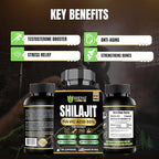 90 Shilajit Capsules for Men & Women 22000mg with 50% shilajit Fulvic acid organic Himalayan Natural Shilajit for Men Pure Shilajit Extract 85+Trace Mineral Supplements for Women Energy Boost-USA Made