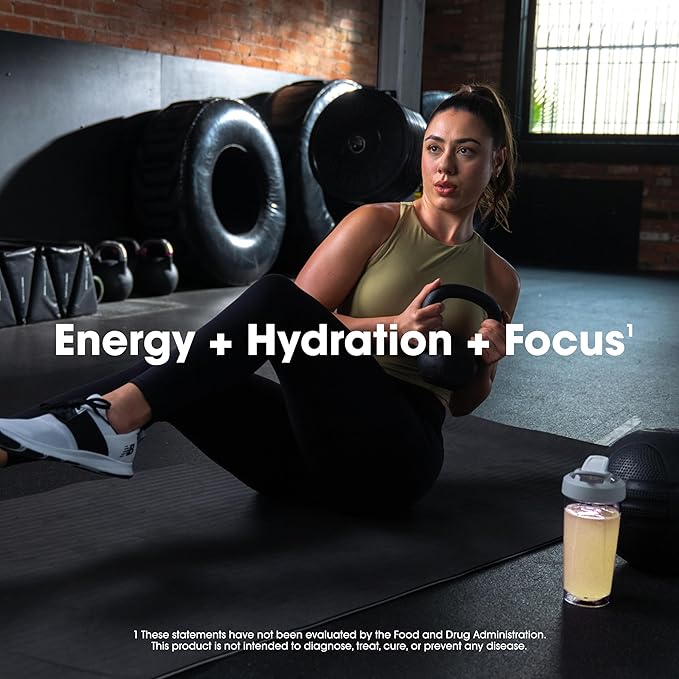 Optimum Nutrition Amino Energy Powder Plus Focus, with BCAA, Electrolytes, and Caffeine, Pineapple Twist, 30 Servings (Packaging May Vary)