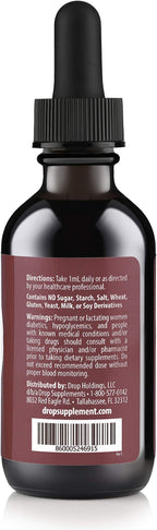 Vitamin B12 2500 mcg 2 oz Liquid Drops for Energy Production, Nervous System Health - No Artificial Preservatives, Non-GMO, Gluten Free, Vegan-Friendly