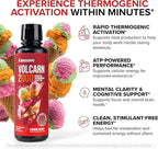 InnoSupps Volcarn 2000 - L-CARNITINE Advanced Energy Liquid | ATP Enhancer with GBEEC | Boosts Energy, Enhances Focus, Caffeine Free, No Artificial Sweeteners | 32 Servings (Rainbow Sherbet)