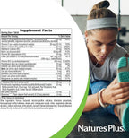 NaturesPlus Hema-Plex Iron - 30 Slow-Release Tablets - 85 mg Chelated Iron - Total Blood Health - with Vitamin C & Bioflavonoids - Non GMO, Vegetarian & Gluten Free - 30 Servings