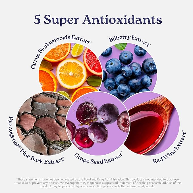 Isotonix OPC-3 Antioxidant Chews | Circulation, Vision & Skin Support | Grape Seed, Red Wine, Pine Bark (Pycnogenol®), Bilberry & Citrus Bioflavonoids | Chewable Antioxidant Supplement - 30 Count