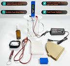 Colloidal Silver Generator Kit,Pure Silver Wire 99.99%,9999 Pure(Adjustable AC/DC Switching Power 9V-24V)