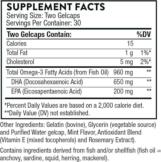 THORNE - Day & Night Wellness Bundle - Multi-Vitamin Elite + Advanced DHA - 30 Servings
