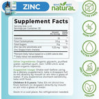Organic Liquid Zinc Drops Supplement with Chelated Picolinate and Bisglycinate, Vegan