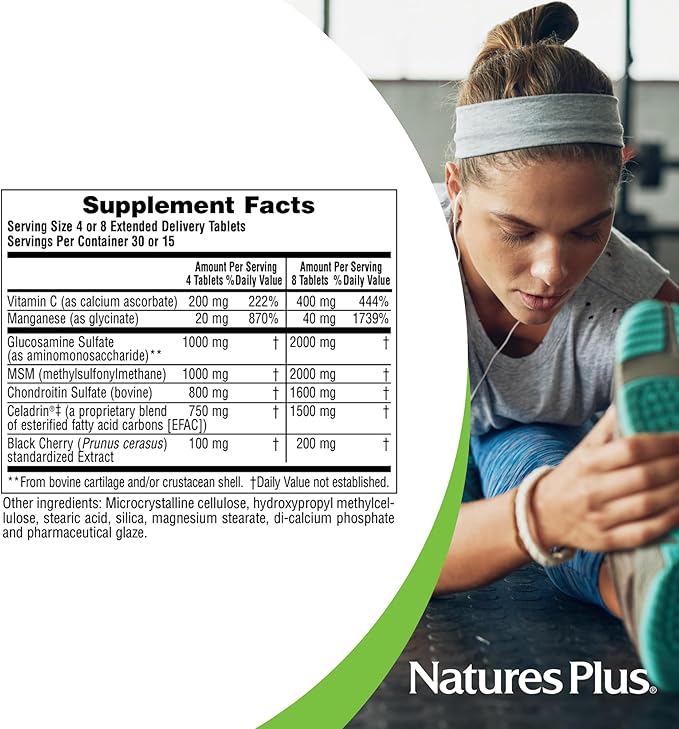 NaturesPlus Ultra Rx-Joint Triple Strength - 120 Tablets, Pack of 2 - Supports Healthy Joint Function - with Glucosamine, Chondroitin & MSM - Gluten Free - Up to 60 Total Servings