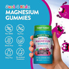 Nature's Truth Magnesium Gummies for Kids | Glycinate & Citrate | 50 Count | Mixed Berry Flavor | Vegan, Non-GMO & Gluten Free Supplement