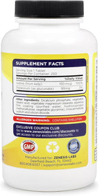 Potassium Gluconate 99mg + 150mcg Iodine from Kelp Bulk (250 Tablets/Bottle)
