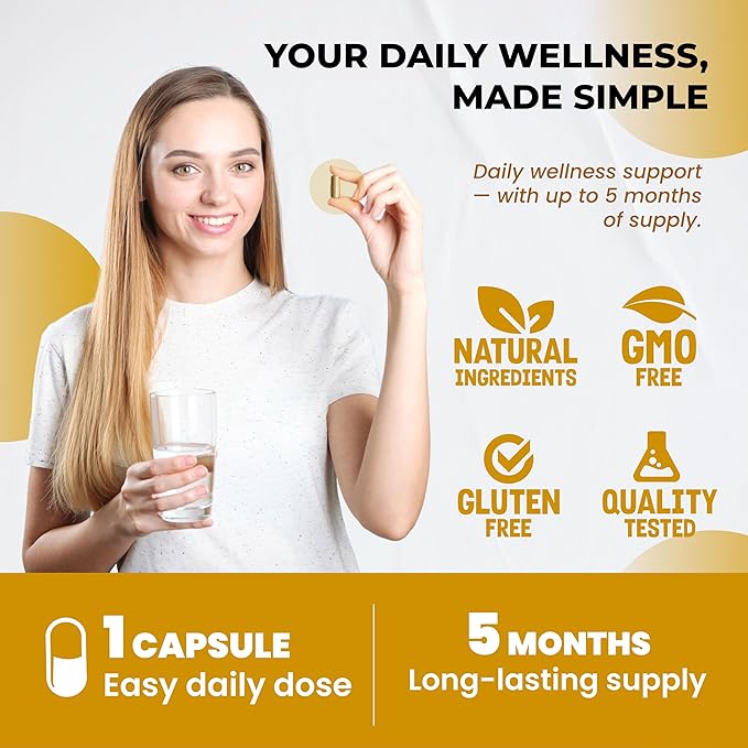 Peruana Maca Root Black, Red, Yellow | Maca Root Capsules Enhanced with Ginseng, Ashwagandha, Fenugreek | Support Stamina, Performance & Mood | 150 Capsules