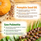 2 Pack Pumpkin Seed Oil Gummies with Saw Palmetto, Pumpkin Seed Oil for Hair and Skin Health, Pumpkin Seed Extract for Women Men, Sugar-Free, Raspberry Flavor, 120 Count