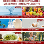 NMN Supplement 30,000 mg Contains TMG, Resveratrol, NR-Ribose, and PQQ Suitable for Men and Women Natural NAD+ Anti-Aging, Cellular Energy, Enhanced Focus - One-Month Supply