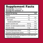 Ocuvite Eye Vitamin & Mineral Supplement, Gummy Multivitamin for Eyes, Zinc, Vitamin C & E, Lutein & Zeaxanthin Supplements for Vision Support for Adults, 60 Gummies