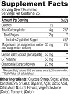 OLLY Kids Melatonin Free Sleep Gummy Supplement, Supports Sleep Quality,* Magnesium, L-Theanine, Lemon Balm, Cloudberry Peach Flavored, 25 Day Supply - 50 Count