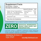 Life Infused Vitamin D3 + K2 Supplement with Zinc & Enzymes — 3000 IU D3, MK-7 K2, Immune & Bone Support, Enhanced Absorption, Non-GMO Vegan Capsules, 90 Count