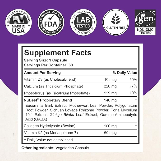 NuBest Tall 10+ Premium Bone Strength Formula, Enhanced Immunity and Overall Health for Age 10+ with Calcium, Vitamin D3, Vitamin K2, and Multivitamins | Pack 12