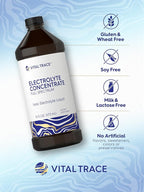 Carlyle Electrolyte Concentrate | 16 fl oz | Full Spectrum | Ionic Supplement with Magnesium, Potassium. and Sodium | Vegan, Non-GMO & Gluten Free Formula | by Vital Trace