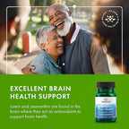 Swanson Synergistic Eye Health - Lutein and Zeaxanthin Supplement - 60 Softgels - Lutemax Lutein 20 mg and OmniXan Zeaxanthin 2 mg for Vision Support