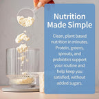Garden of Life Meal Replacement Shakes, Raw Organic, Vanilla Protein Powder with Plant Based Pea Protein, Sprouts, Greens, Probiotics, Dairy Free 28 Servings