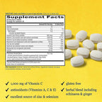 Airborne 1000mg Vitamin C + Zinc Immune Support Supplement Chewable Tablets, Very Berry & Citrus Flavor with Powerful Antioxidants Vitamins A C & E, 116 Chewable Tablets (Very Berry + Citrus)