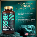Oral Probiotics for Mouth Bad Breath - Dental Probiotics for Teeth and Gums - 3 Billion CFU Advanced Bad Breath Treatment for Mouth Health - 90 Prebiotic and Probiotic Lactobacillus Salivarius Tablets