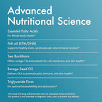 Natura Health Products Complete Omega Essentials Supplement - Balanced Blend of Omega 3, 6, 7, & 9 Fatty Acids - Featuring Fish Oil Concentrate, Borage Seed Oil, Sea Buckthorn Berry (120 softgels)