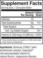 14,000 IU Vitamin D3 Cholecalciferol Vitamin D Deficiency Once-Weekly Chewable Wafer, Non-GMO, Natural Orange Flavor, 8 Tablets (Pack of 2)