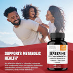 Sangluco Berberine Cinnamon Chromium Turmeric Apple Cider Vinegar Bitter Melon Supplement | Supports Healthy Levels Already Within Normal Range | 180 Capsules