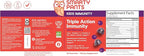 SmartyPants Kids Immunity Elderberry Gummies: Kids Immune Support Supplement, Vitamin C, Vitamin D, Vitamins B6 & B12 and Zinc, Gluten Free, Elderberry Flavor, 60 Count (30 Day Supply)