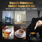 Himalayan Pure Shilajit Resin 600mg 50 Servings with Fulvic Acid & 85+ Trace Minerals Vegan Non-GMO Energy Supplement for Men & Women Ancient Ayurvedic Formula
