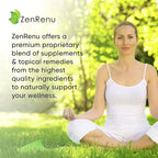 Zenrenu Liposomal Vitamin C and Zinc Liquid Drink for Adults & Kids - Non GMO Sunflower Lecithin - Max Antioxidant & Immune Support, 5 oz / 150 ml