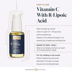 Quicksilver Scientific Vitamin C + R Lipoic Acid - Liposomal Vitamin C with RLA - Antioxidant, Detox & Immune Support Supplement - with Superior Absorption (50 ml)