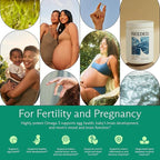 Needed. Prenatal Omega-3 - High Potency Dose of Sustainably Sourced Fish Oil, 1000mg DHA, 1000mg EPA, Encased in a Gelatin-Free, Plant-Based Softgel Shell