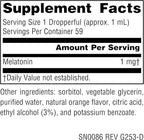 Source Naturals Melatonin* - 1 mg, 2 Fluid oz