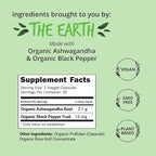 Organic Ashwagandha Capsules 2100mg | Stress Relief Supplement | Extra Strength, 100% Herbal, Energy, Mood & Cortisol Manager, Includes Black Pepper for High Absorption | Non-GMO, 90 Ct