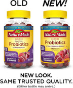 Nature Made Probiotics Extra Strength Dosage, Probiotics for Women and Men 8 Billion CFU per 2 Gummies, 42 Probiotic Gummies, 21 Day Supply