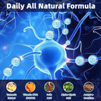 Nerve Support Plus, Nerve Supplement Alpha-Lipoic, AcidTurmeric Extract, B12, Vitamins and Herbal Blend for Fortify Nerve Health, 120 Capsules
