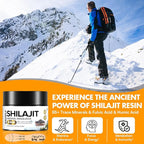 Shilajit Resin, Shilajit for Men & Women, Shilajit Organic - 600mg Potency Gold Grade, with 85+ Trace Minerals, Fulvic & Humic Acid, 100 Serving, 2 Jar