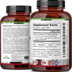 Zazzee USDA Organic Cranberry 25:1 Extract, 500 mg per Capsule, 180 Vegan Capsules, 6 Month Supply, Certified Kosher, Vaccinium Macrocarpon, Urinary Tract & Bladder Support, Non-GMO, Made in the USA