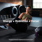 Optimum Nutrition Amino Energy Powder Plus Focus, with BCAA, Electrolytes, and Caffeine, Grape, 30 Servings (Packaging May Vary)