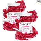 The Fiber Gel High Dietary Fiber Prebiotic Gel Formula — 100% Natural & Clean Label — Plant-Based Psyllium Husk & Inulin Complex — Keto Friendly, Vegan, No Added Sugar — Raspberry, 32 oz