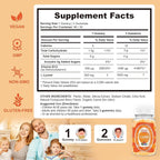 L-Lysine Gummies 1000mg - L-Lysine Supplements for Kids and Adults - Lip and Cold Sore* Support for Women - Chewable Lysine Gummies with Vitamin B12 - Vegan, Non GMO, Gluten-Free, 120 Counts