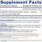 ProHealth Turmeric Curcumin Supplement: 285 Times More Bioavailable - Developed by Neuroscientists. 1000 mg Concentrated Longvida Curcumin Extract Per Serving (60 X 500mg Capsules Per Bottle) (6 Pack)