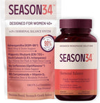 Multi-Symptom Menopause and Perimenopause Herbal Relief for Women | Hot Flashes, Night Sweats, Mood & Libido Support | Black Cohosh, Ashwagandha KSM-66, Isoflavones & Rhapontic | Hormone-Free, 60 Ct